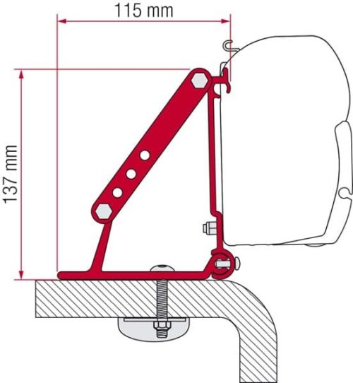 KIT F45 ROOF ADAPTER