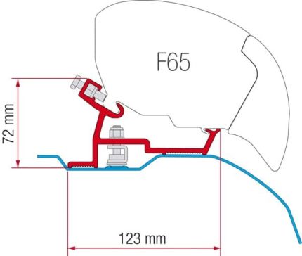 KIT F80 DUCATO/JUMPER/BOXER (H2 - L4) - >06 (F80/F65)