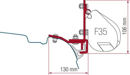 KIT F35 MULTIRAIL REIMO VW T5/T6 *