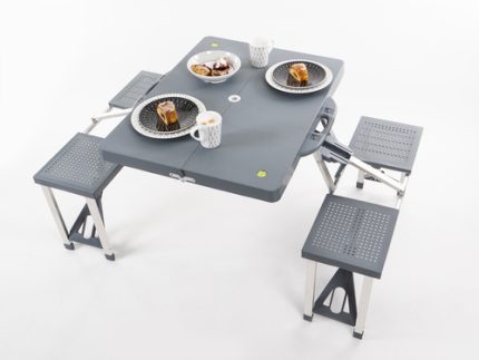 Mc Camping picknicktafel groep voor 4 personen - 85 x 65cm