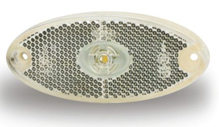 LED markeringslamp, 12V, 1W, helder, IP67 achterzijde