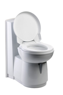 Cassettetoilet C263-CS doorspoelend elektrisch, kunststof wit